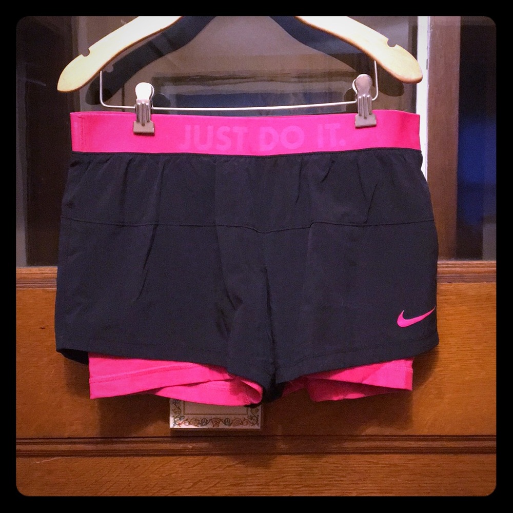 Nike shorts with spandex